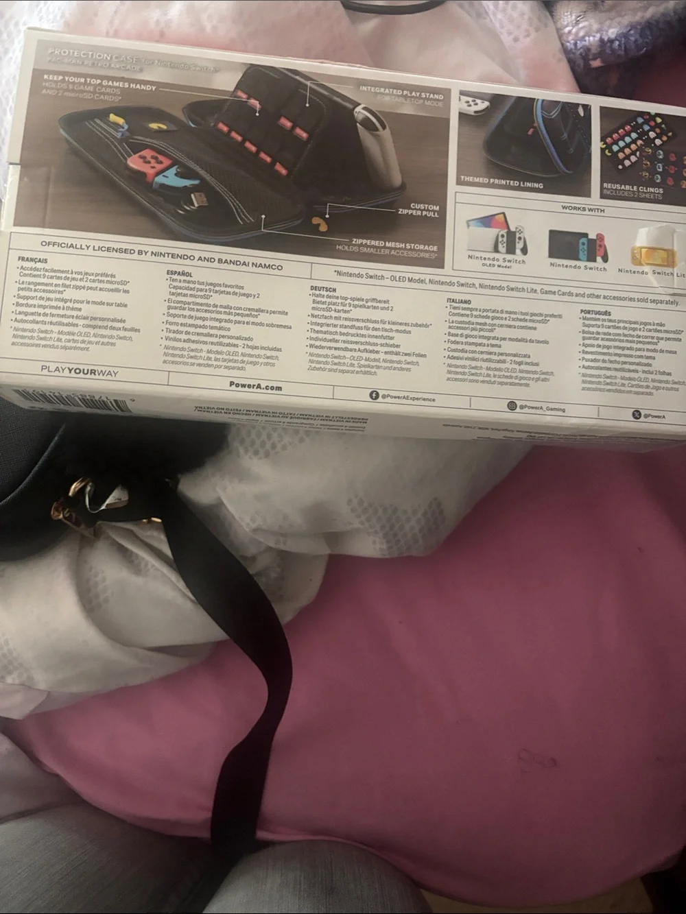 Blue Nintendo Switch Carrying Case